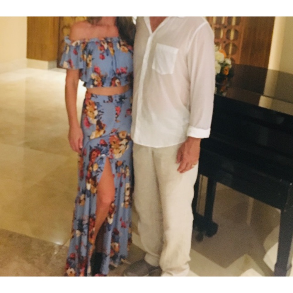 EUC Chelsea & Violet Boho Spanish Style 2 Piece Dress